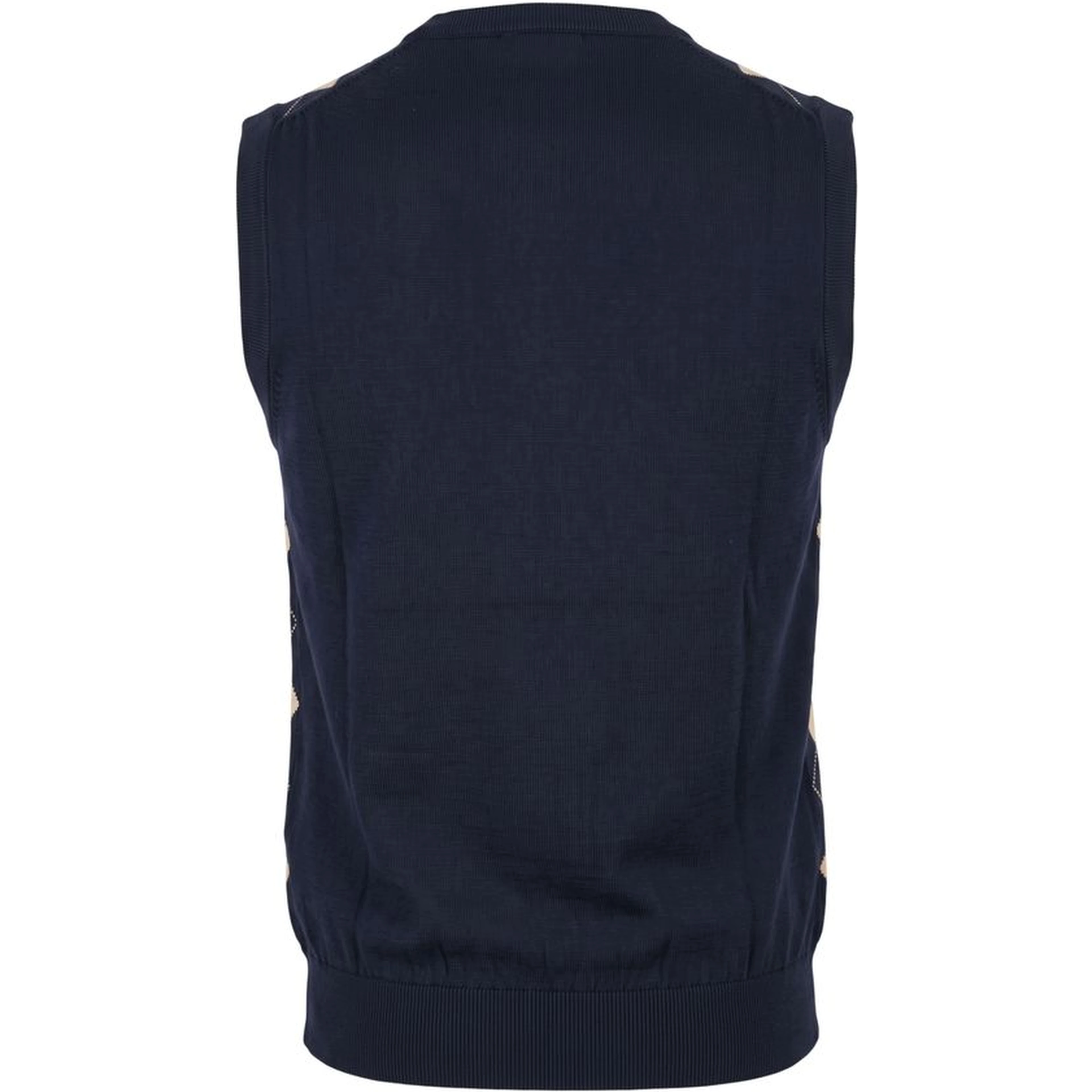 Blue Cotton Men Sweater