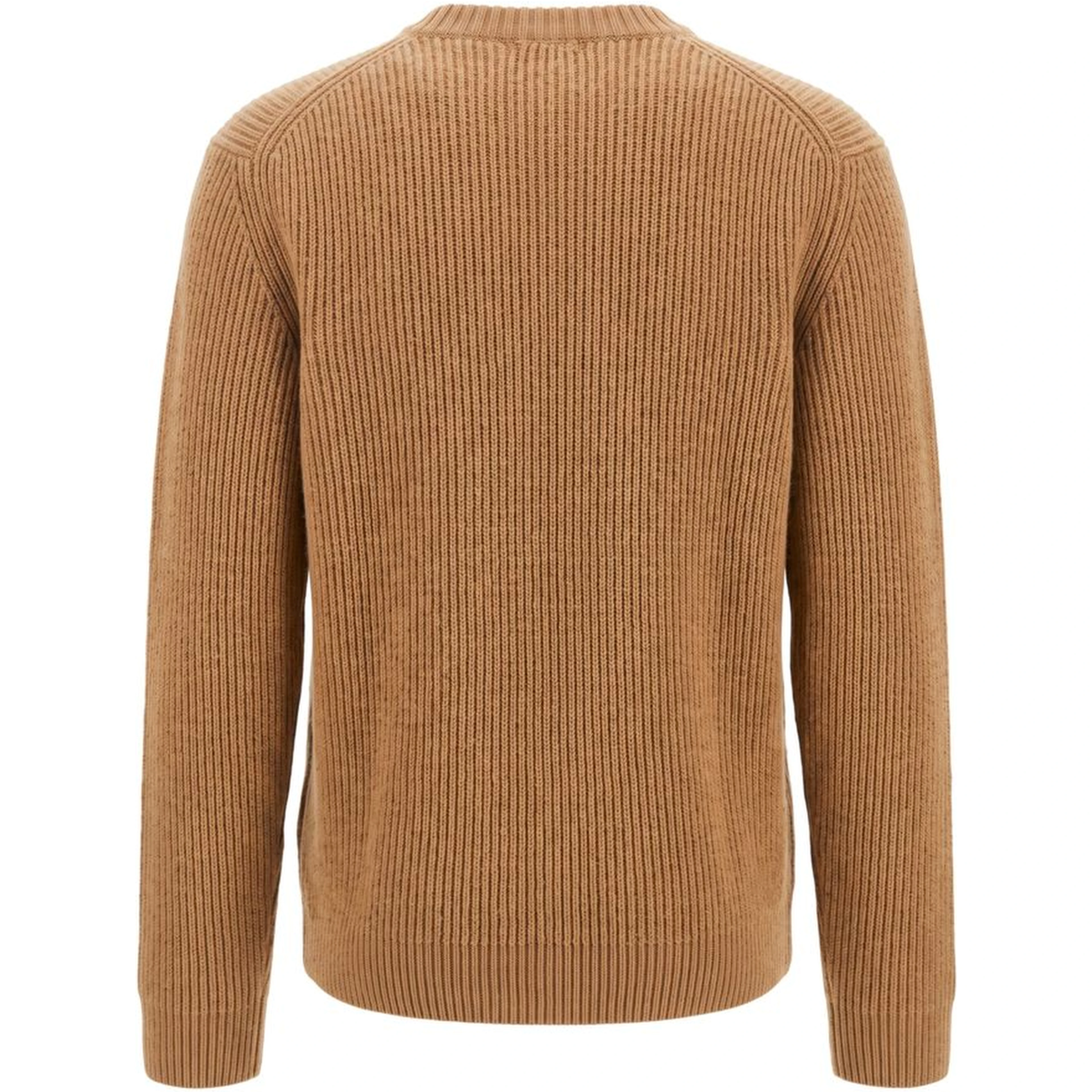 Brown Wool Men Sweater