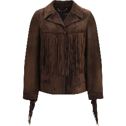Brown Suede Leather Leather Jacket