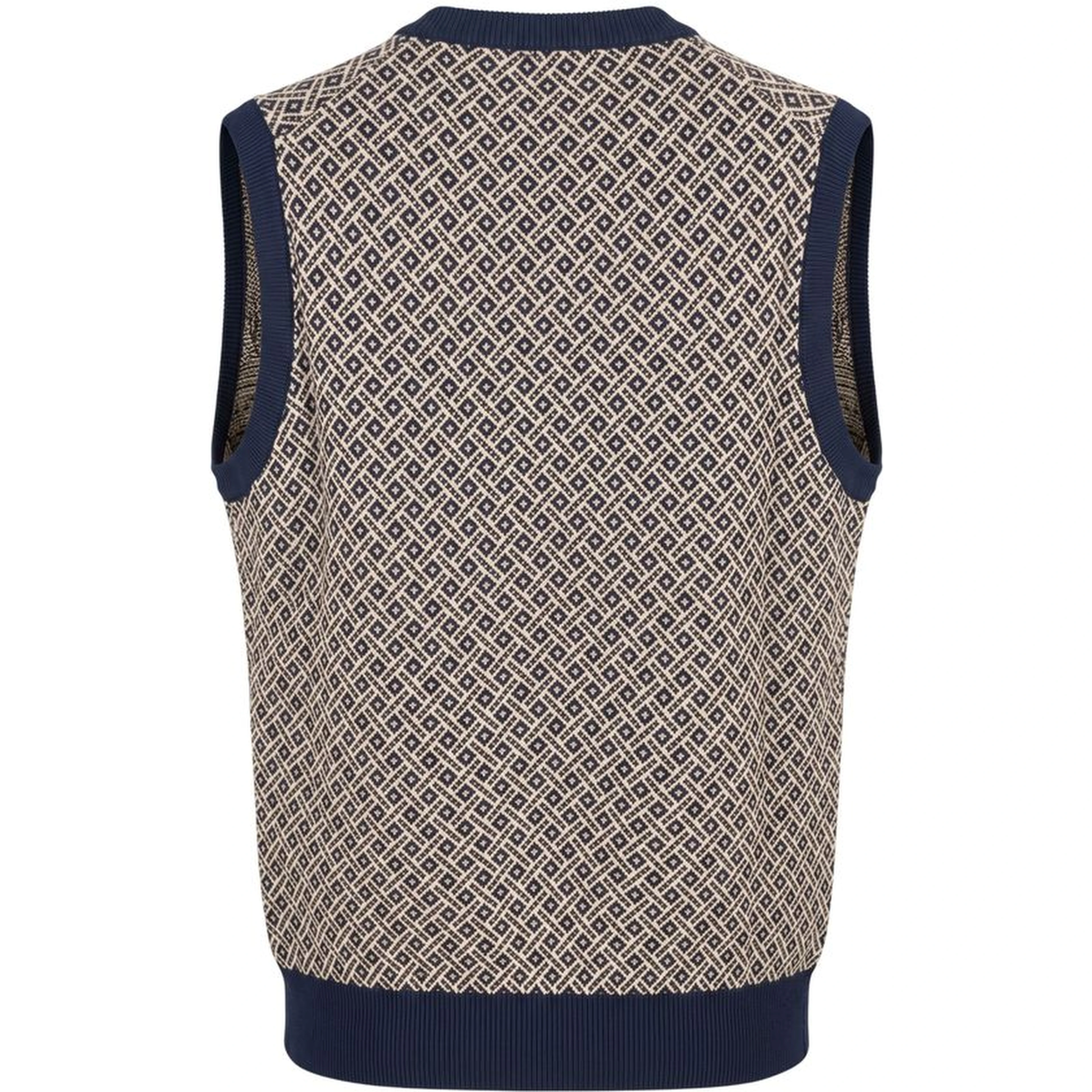Blue Cotton Men Sweater