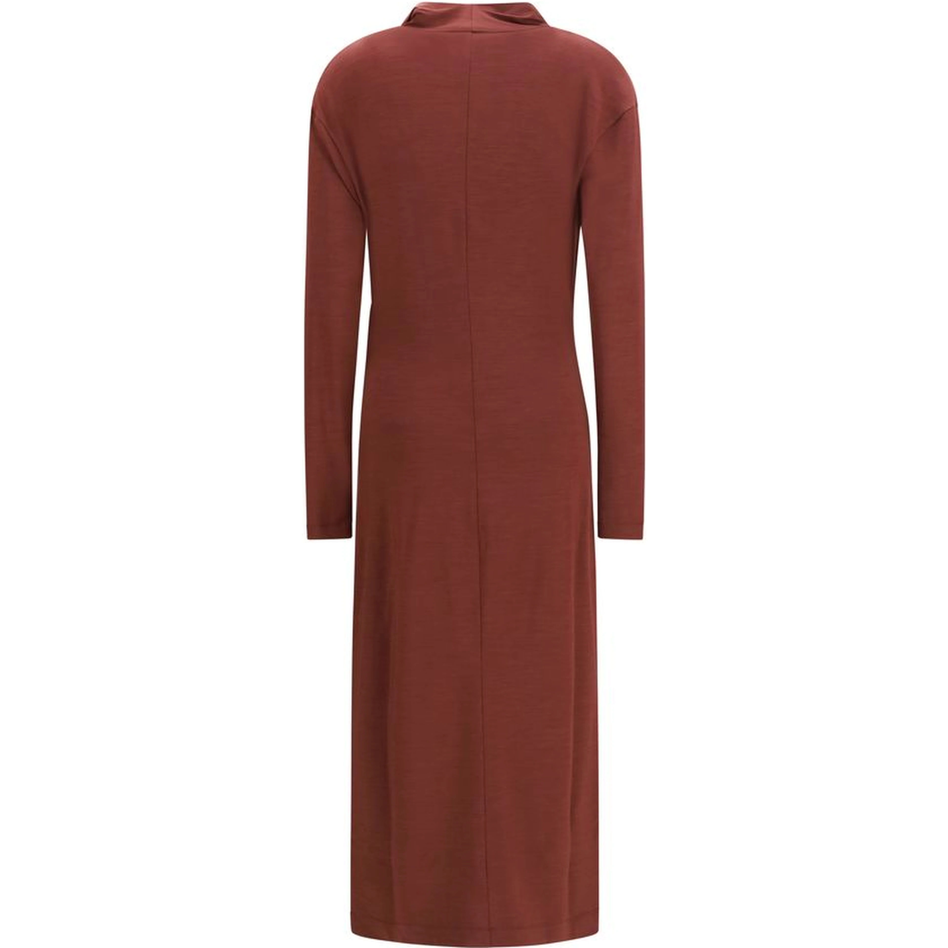 Bordeaux Wool Oves Aries Casual Dress