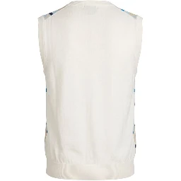 White Cotton Men Sweater