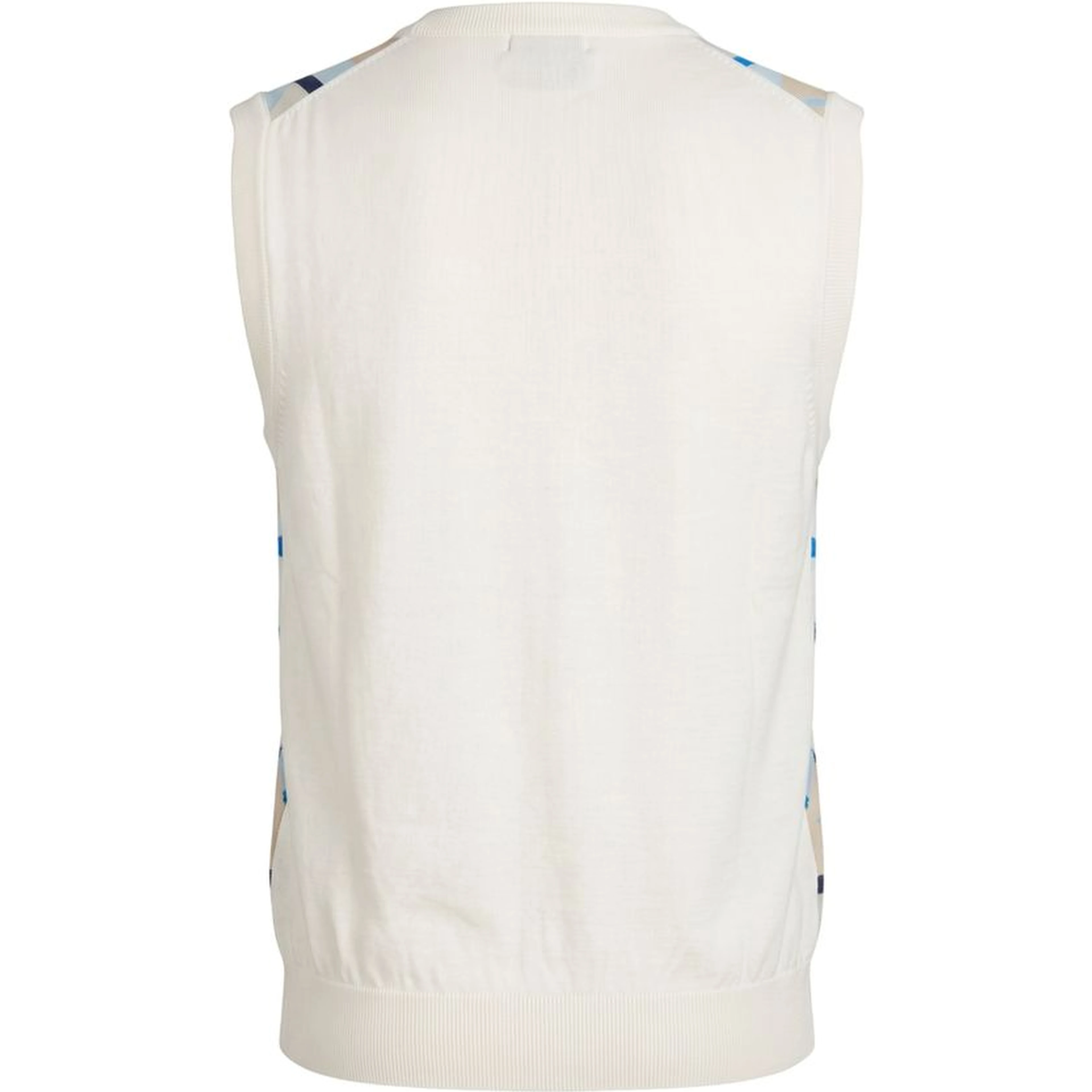 White Cotton Men Sweater