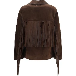 Brown Suede Leather Leather Jacket