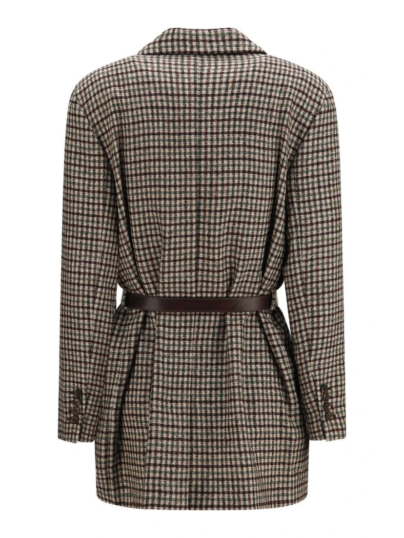 Beige Mohair Blazer