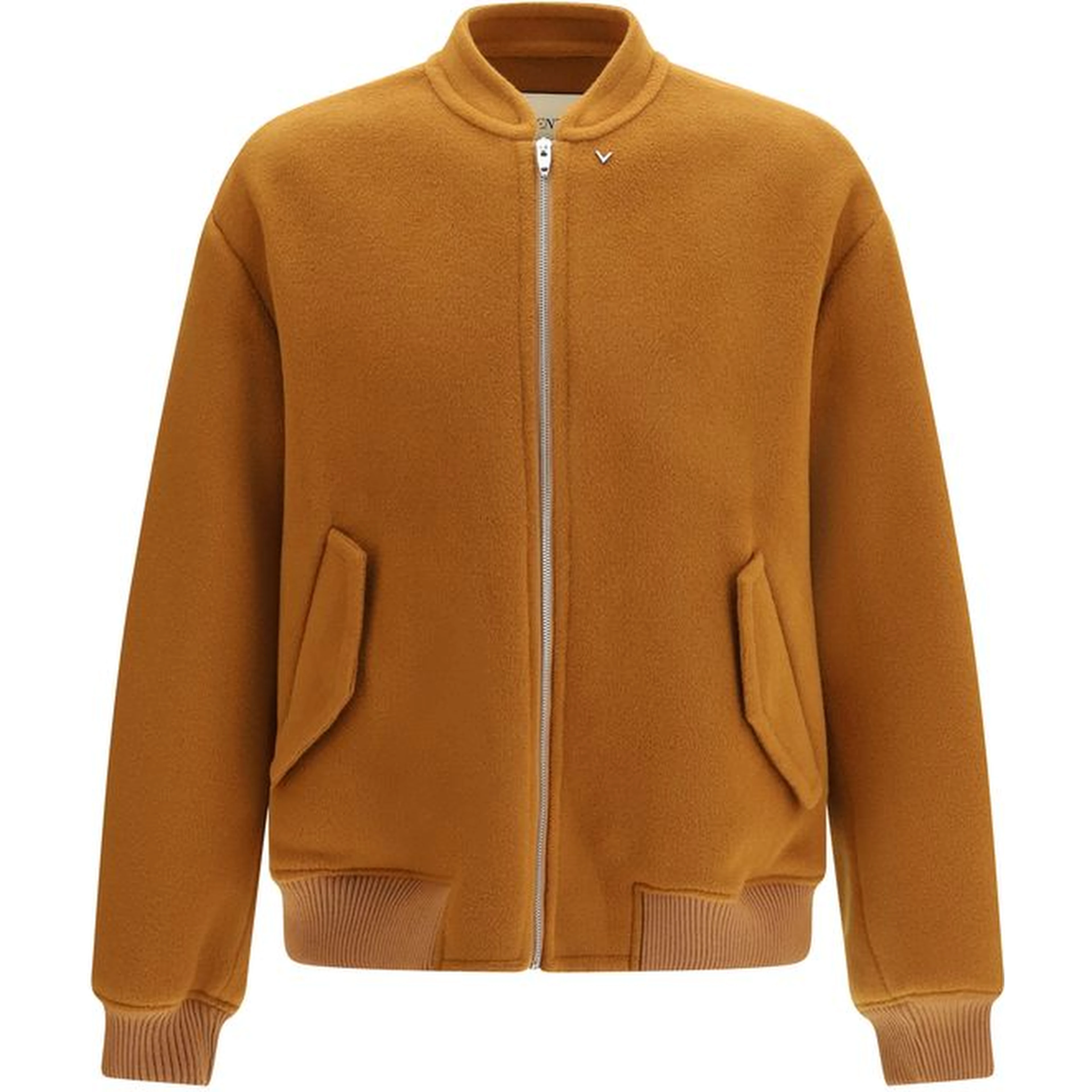 Brown Wool Oves Aries Bomber