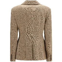 Beige Wool Oves Aries Full-Length Jacket