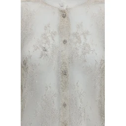 Beige Polyamide Blouse