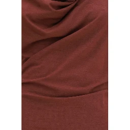 Bordeaux Wool Oves Aries Casual Dress