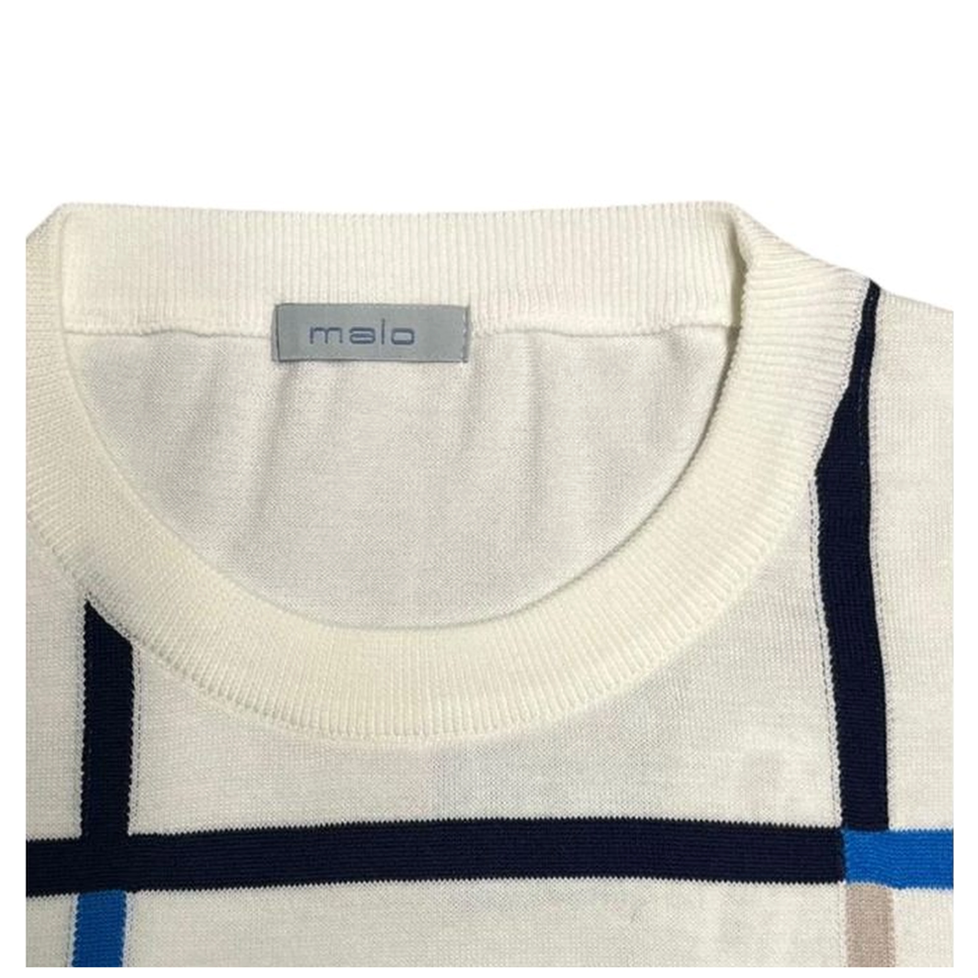 White Cotton Men Sweater