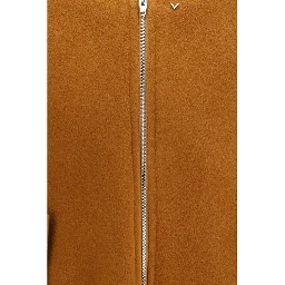 Brown Wool Oves Aries Bomber