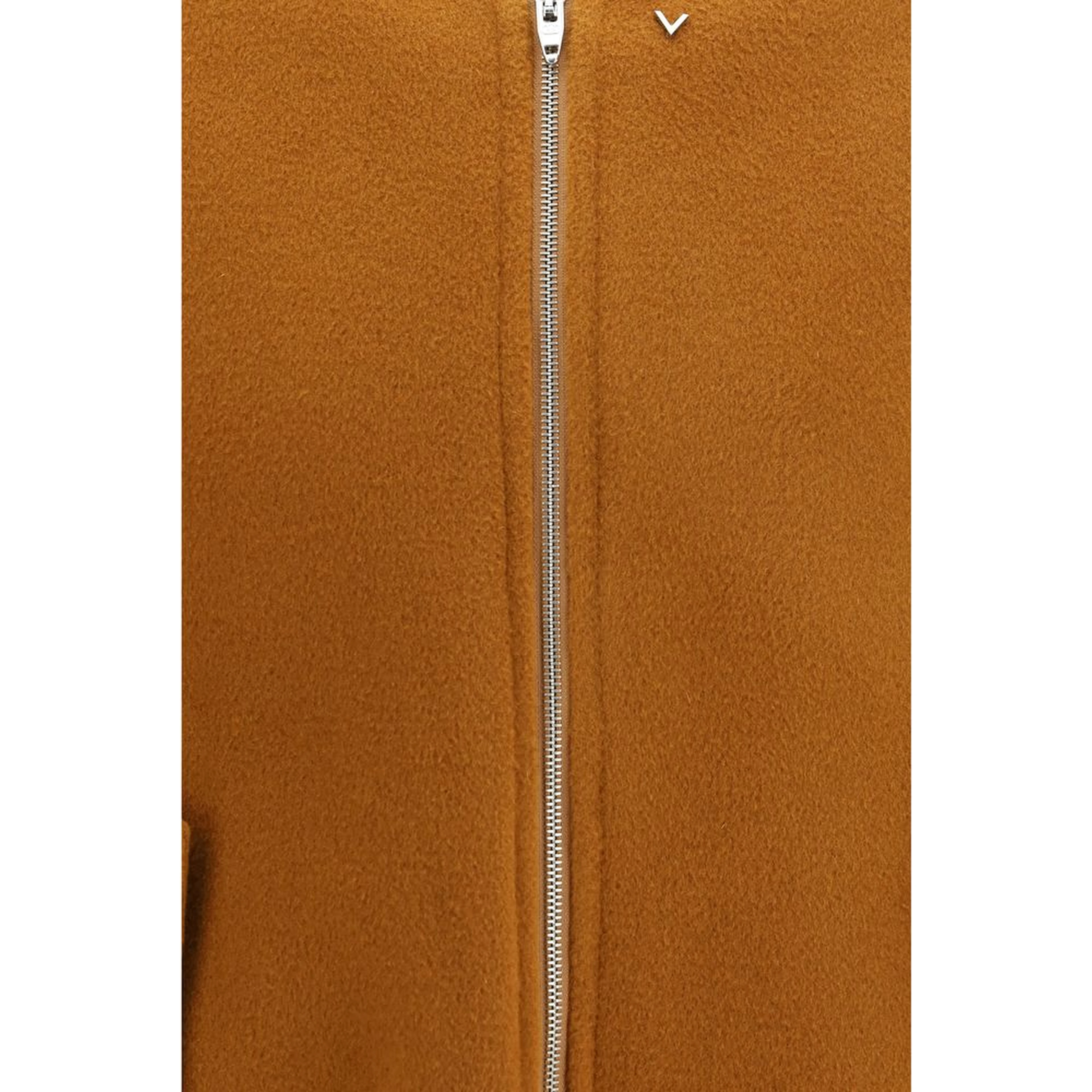 Brown Wool Oves Aries Bomber
