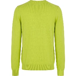 Green Wool Men's Sweater