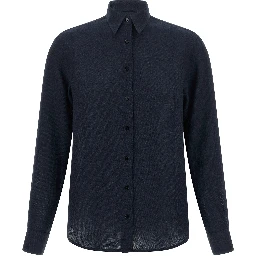 Blue Viscose Blouse