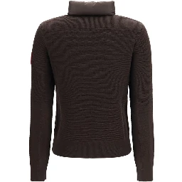 Brown Wool Oves Aries Full-Length Jacket