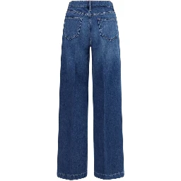 Blue Cotton Relaxed Fit Jeans