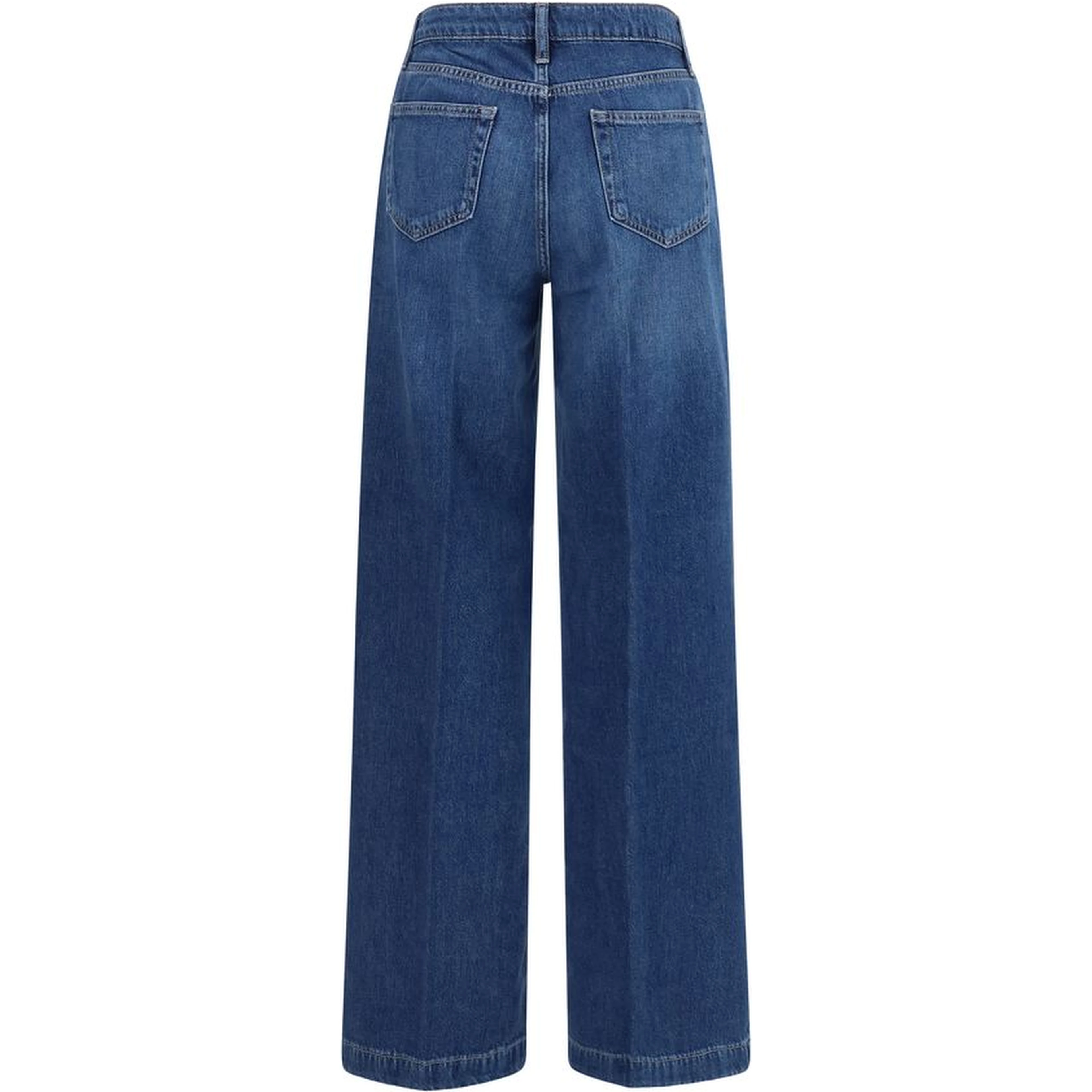 Blue Cotton Relaxed Fit Jeans