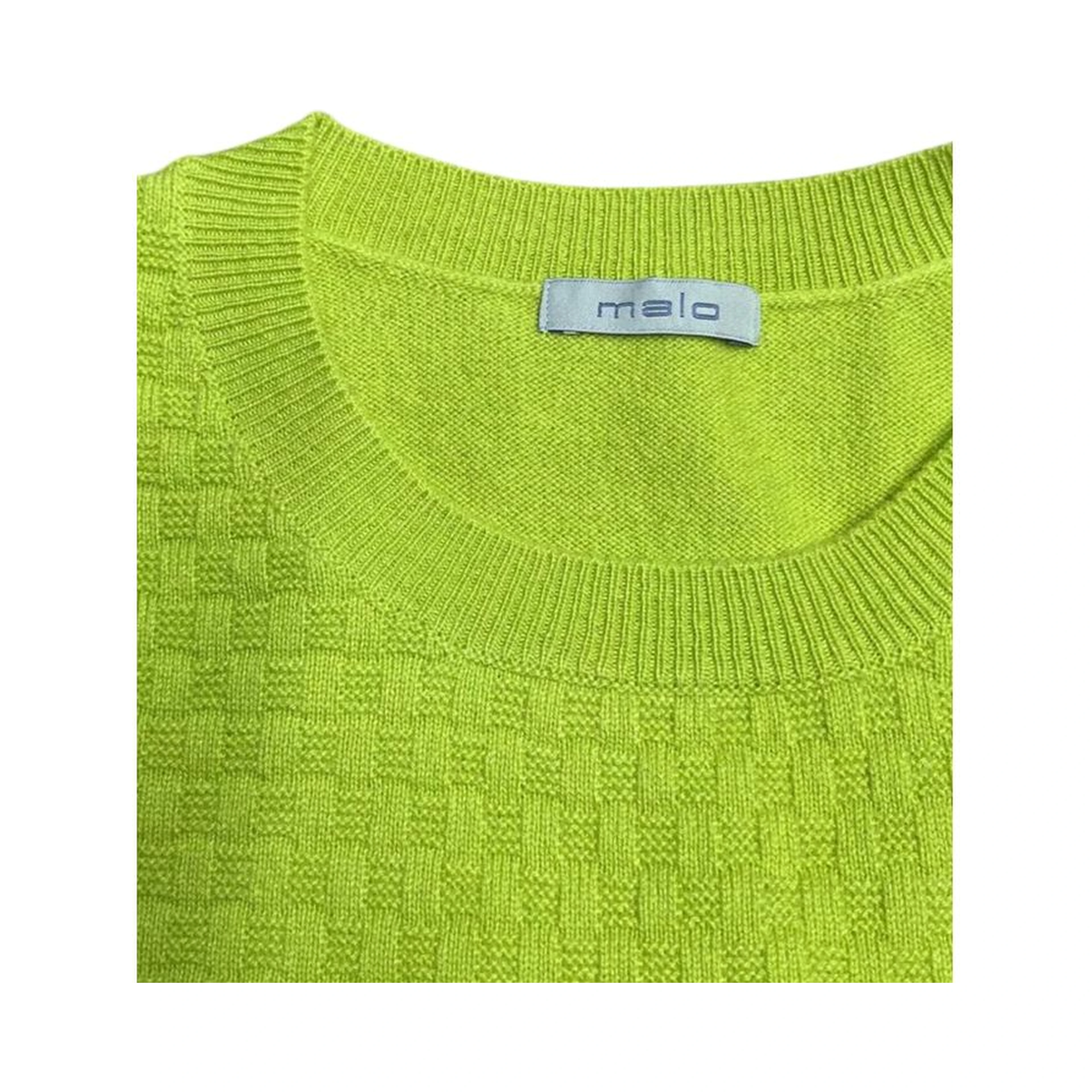 Green Wool Men's Sweater