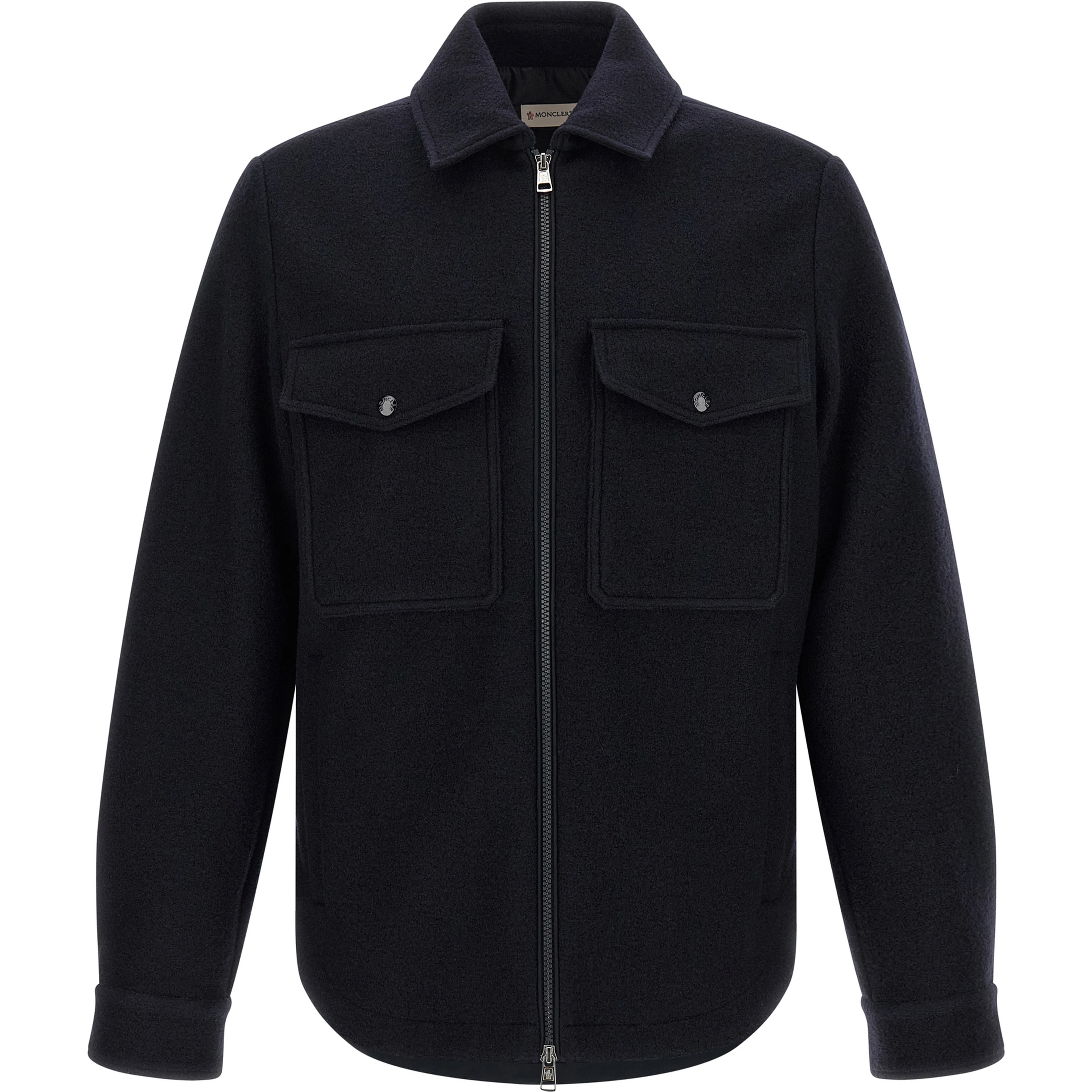 Blue Virgin Wool Blouse