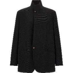 Black Wool Blazer