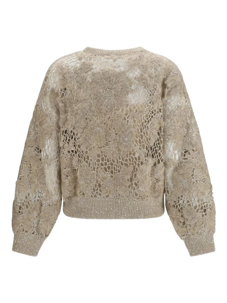 Beige Mohair Sweatshirt alternative