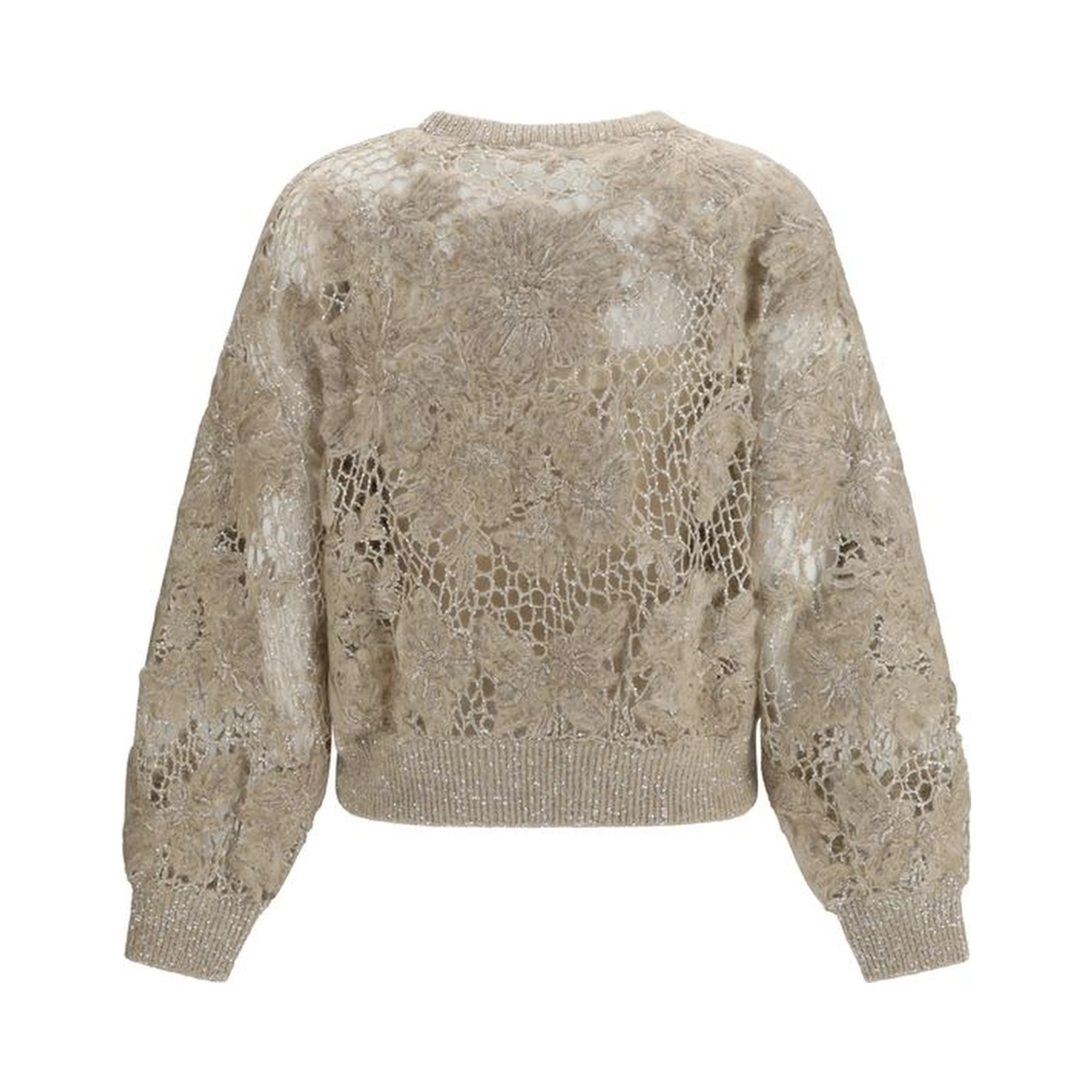 Beige Mohair Sweatshirt