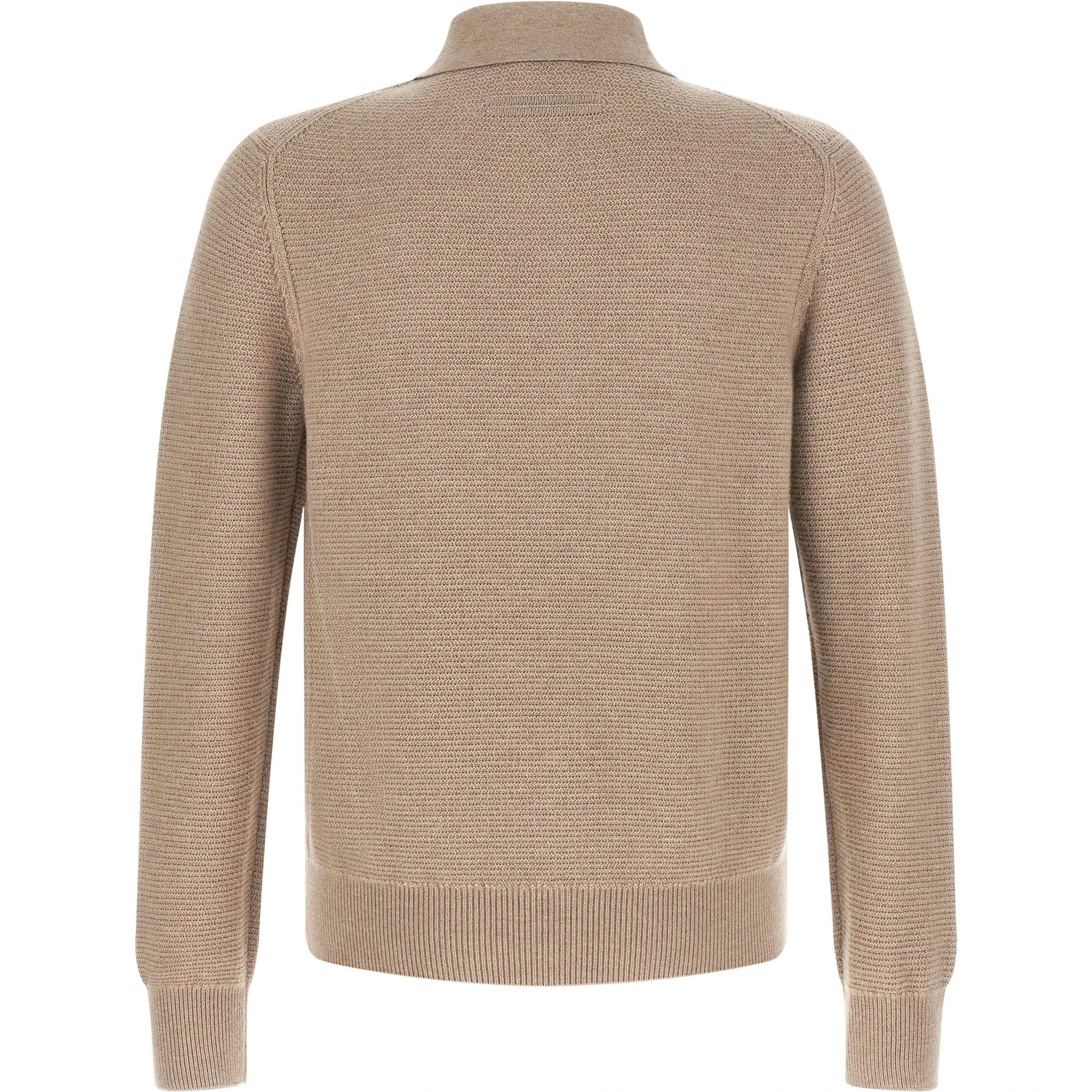 Beige Cashmere Polo Shirt