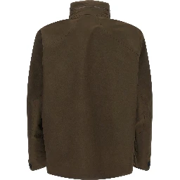 Brown Nylon Shell Jacket