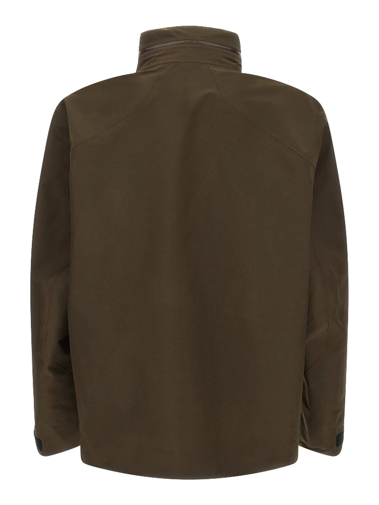 Brown Nylon Shell Jacket alternative