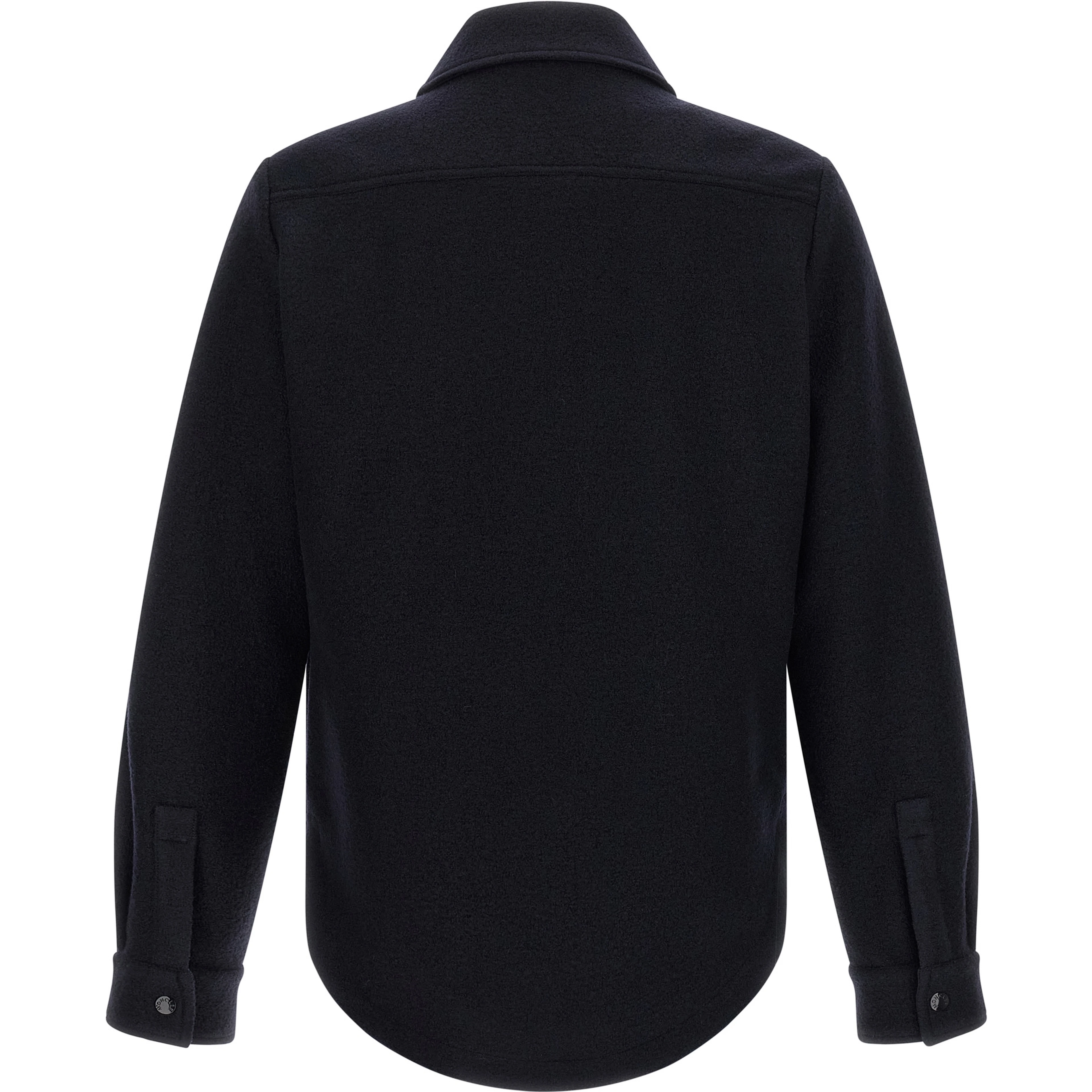 Blue Virgin Wool Blouse