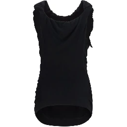 Black Viscose Shortsleeve Shirt