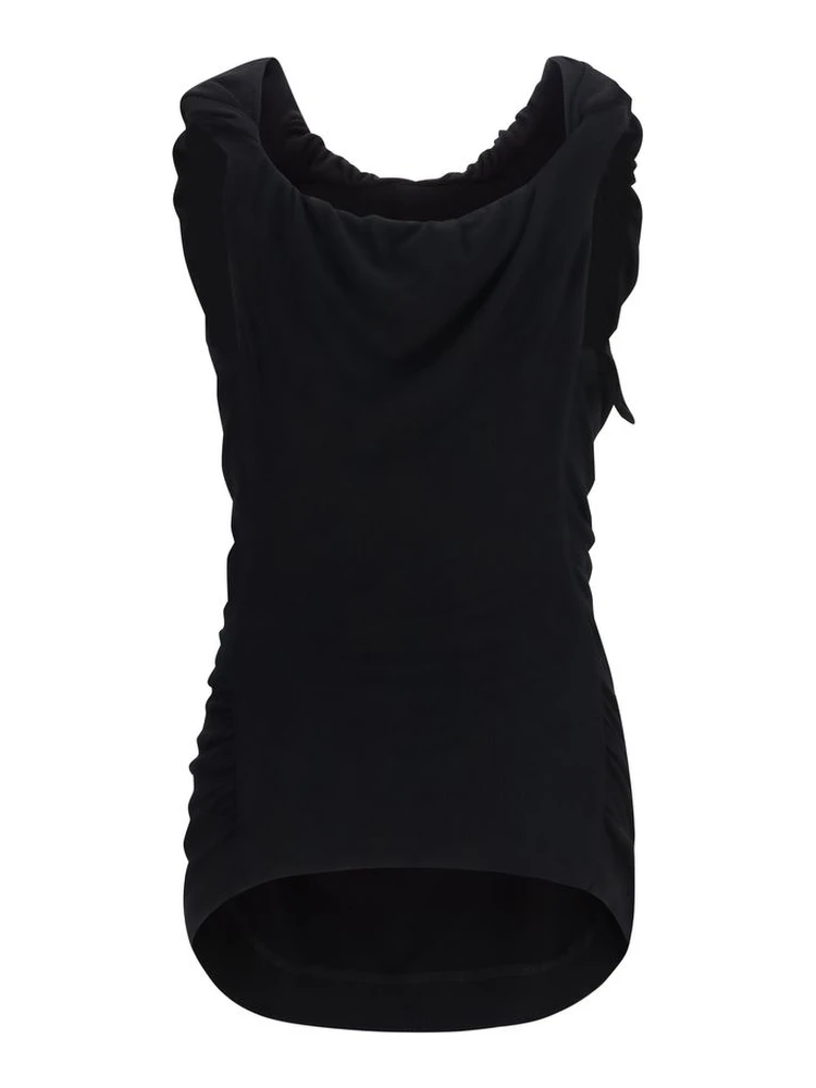Black Viscose Shortsleeve Shirt alternative