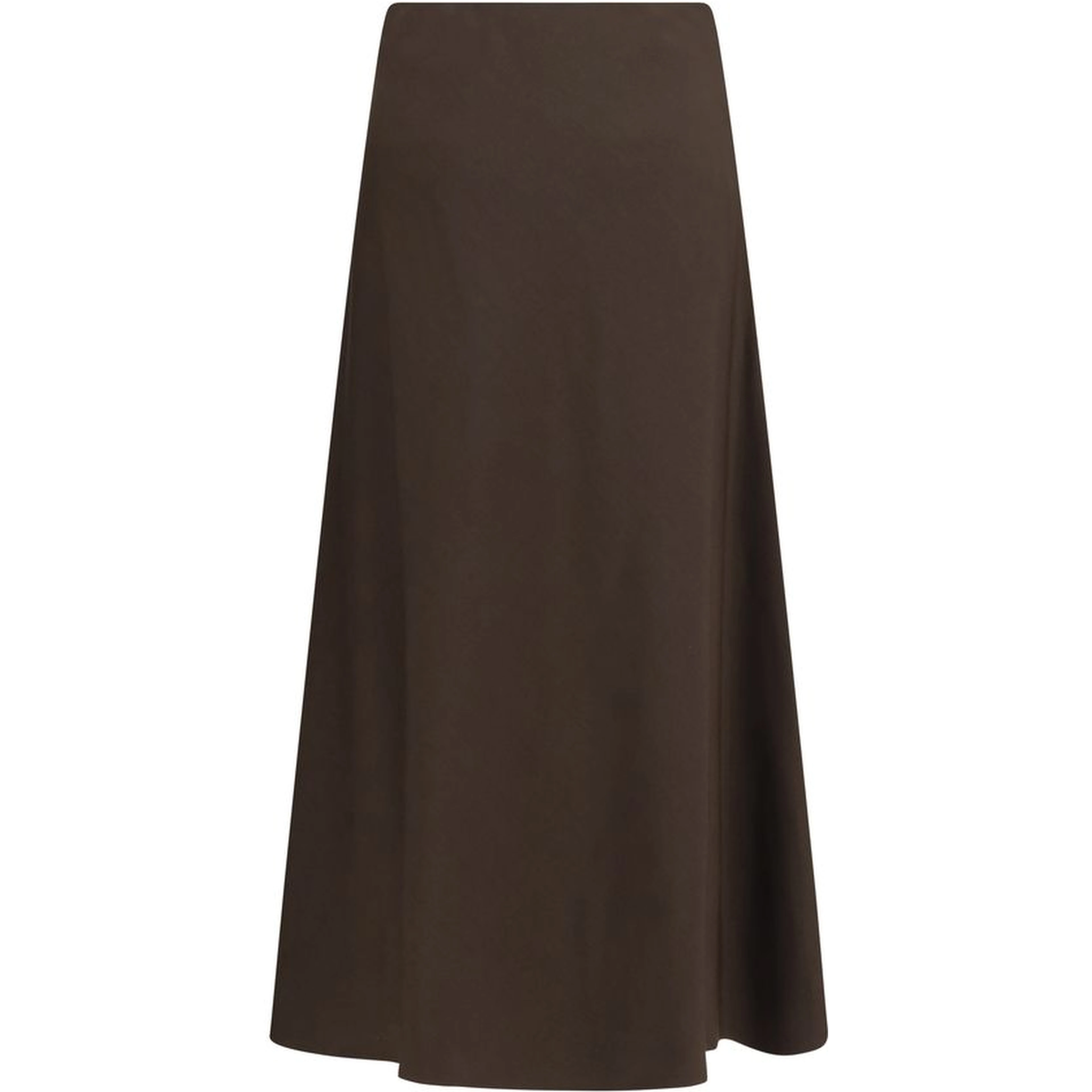 Brown Wool Oves Aries Midi Skirt