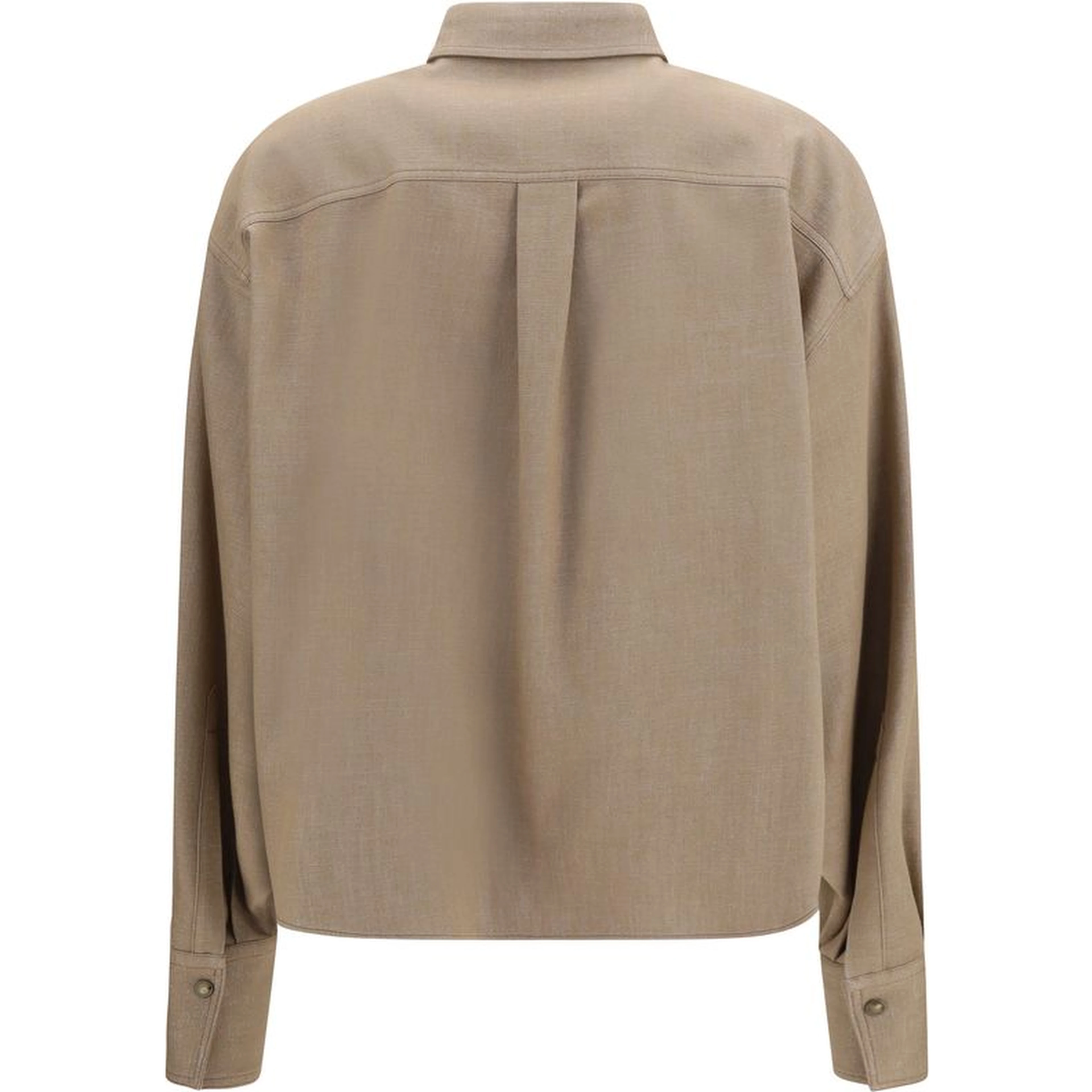Beige Denim Shirt