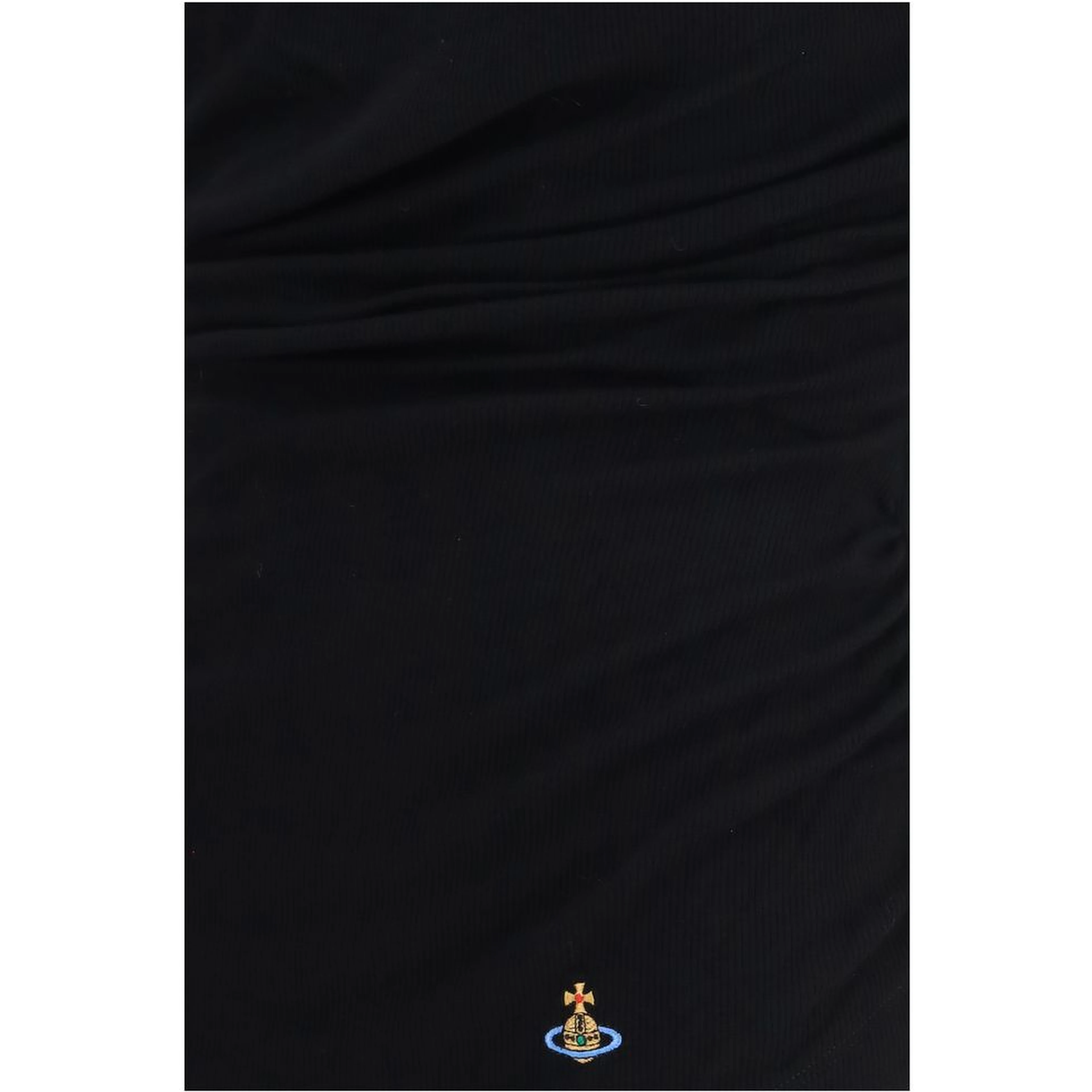 Black Viscose Shortsleeve Shirt