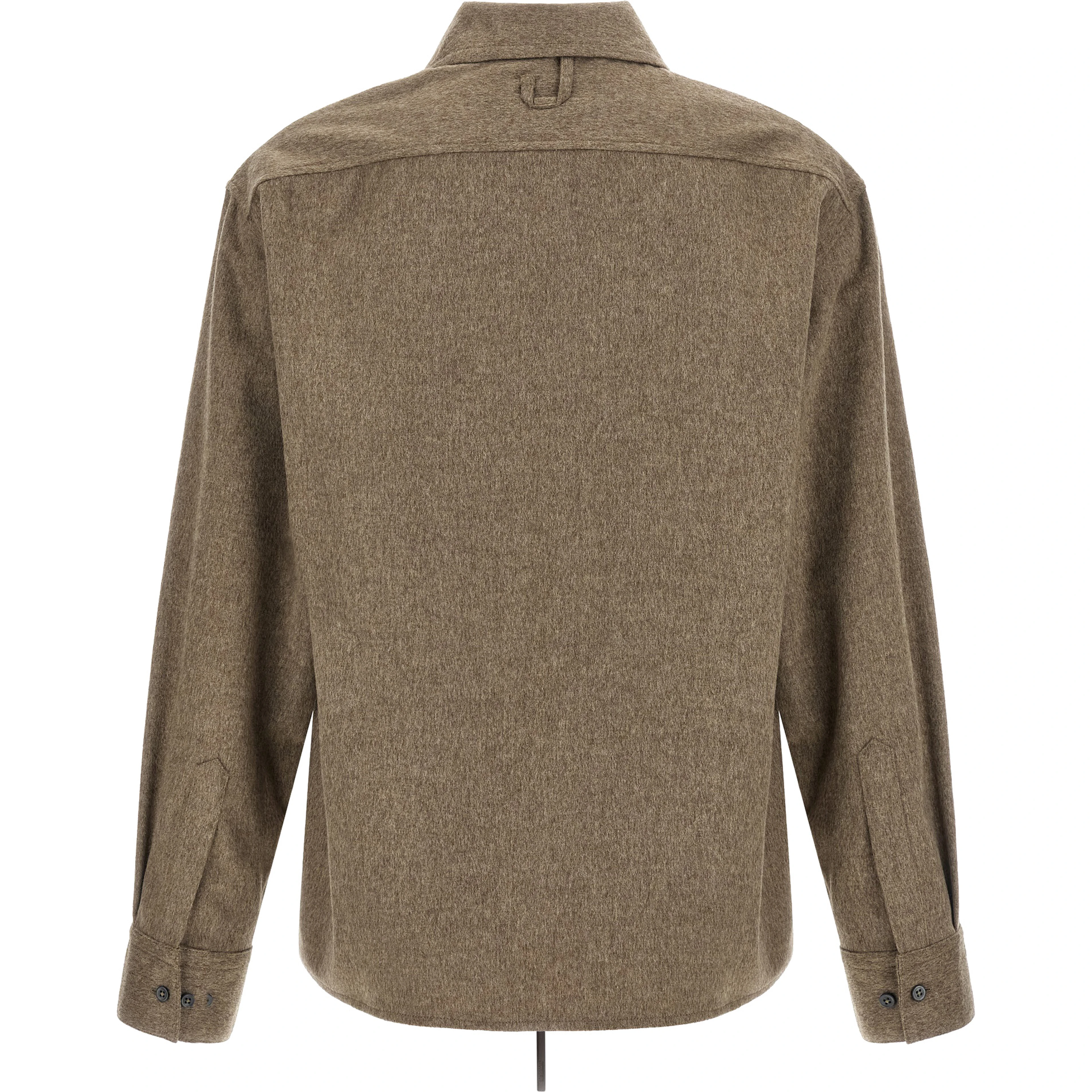 Beige Virgin Wool Blouse