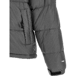 Gray Nylon Full-Length Jacket