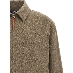 Beige Virgin Wool Blouse
