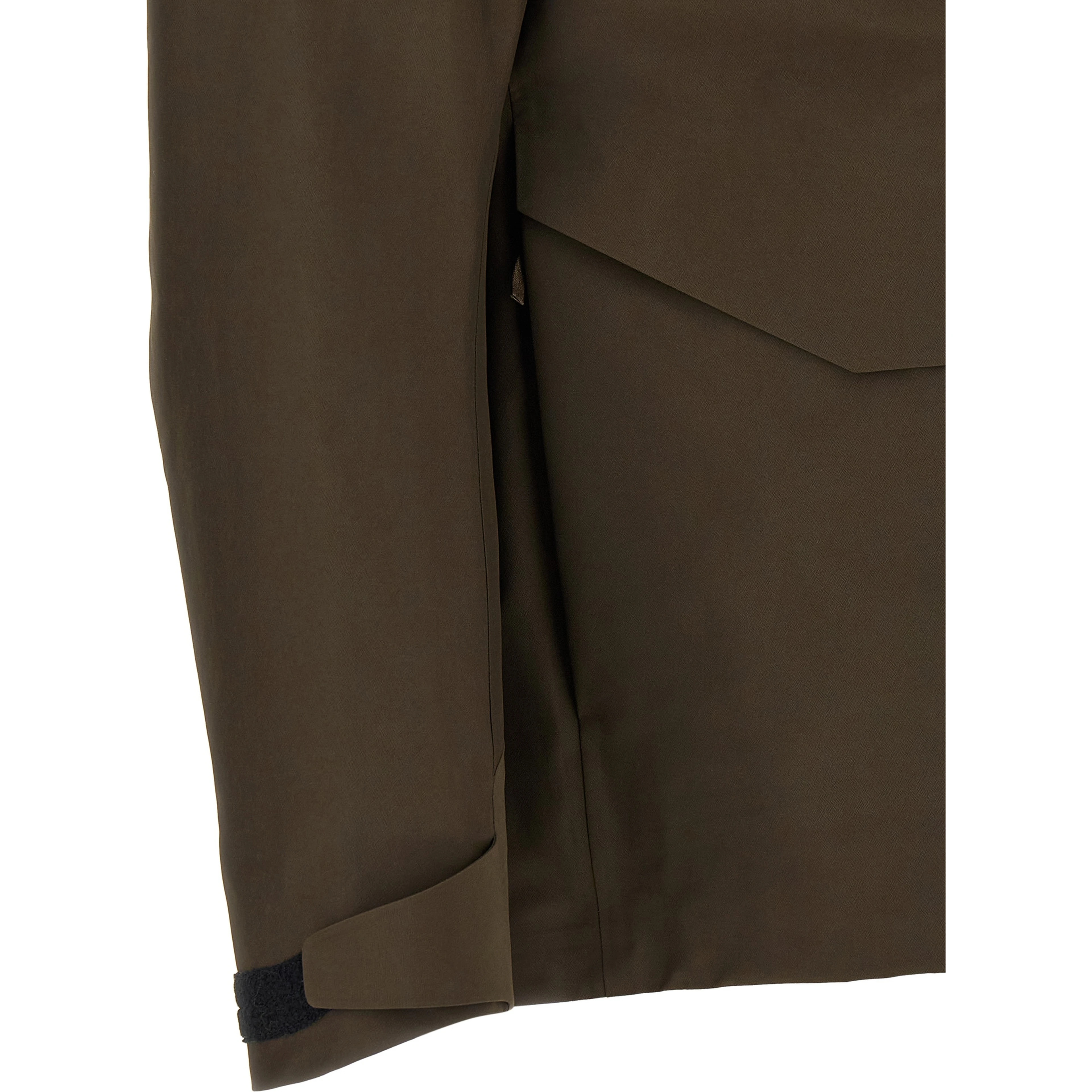 Brown Nylon Shell Jacket