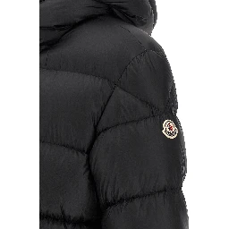 Black Polyamide Full-Length Jacket