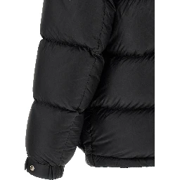 Black Polyamide Full-Length Jacket