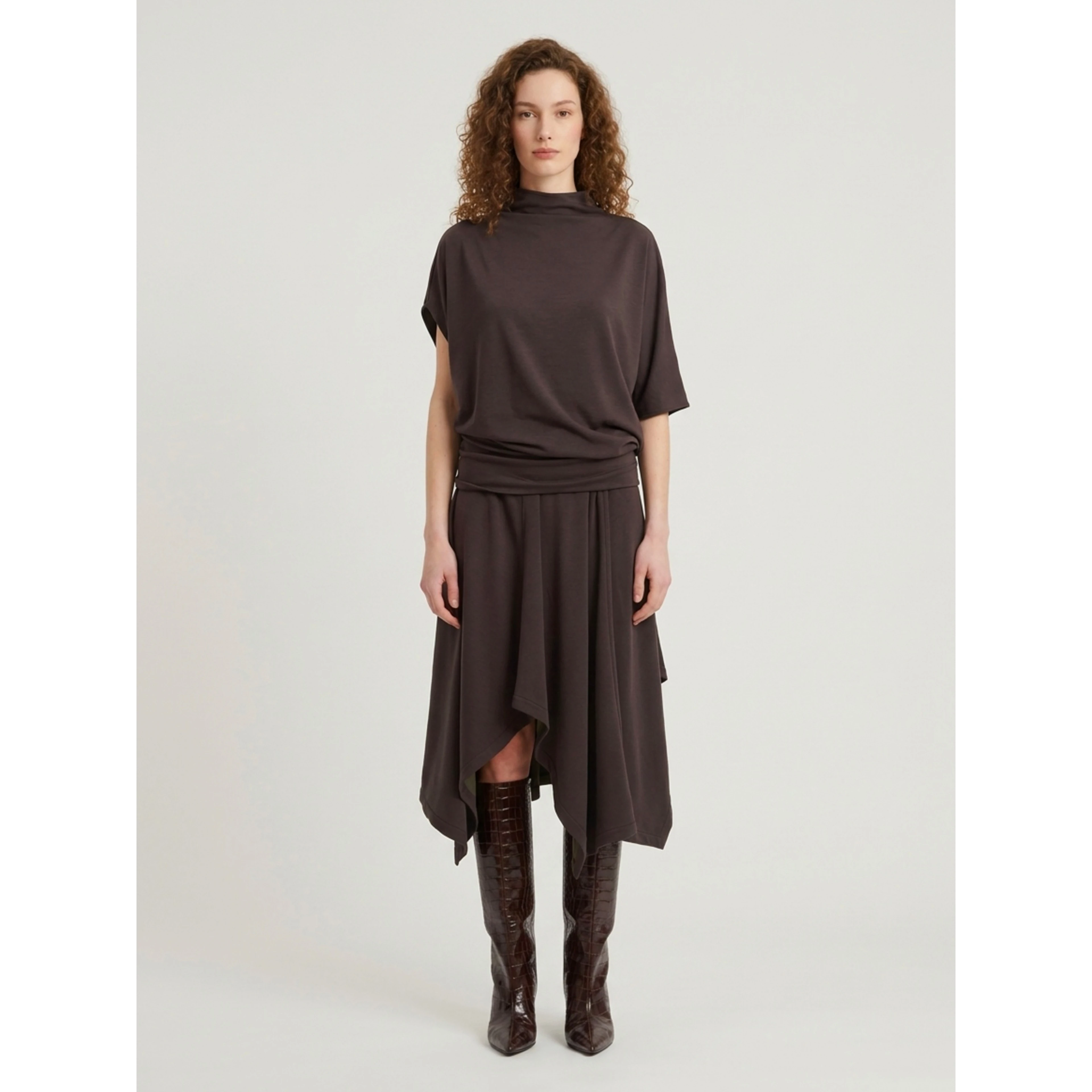 Twisted long dress