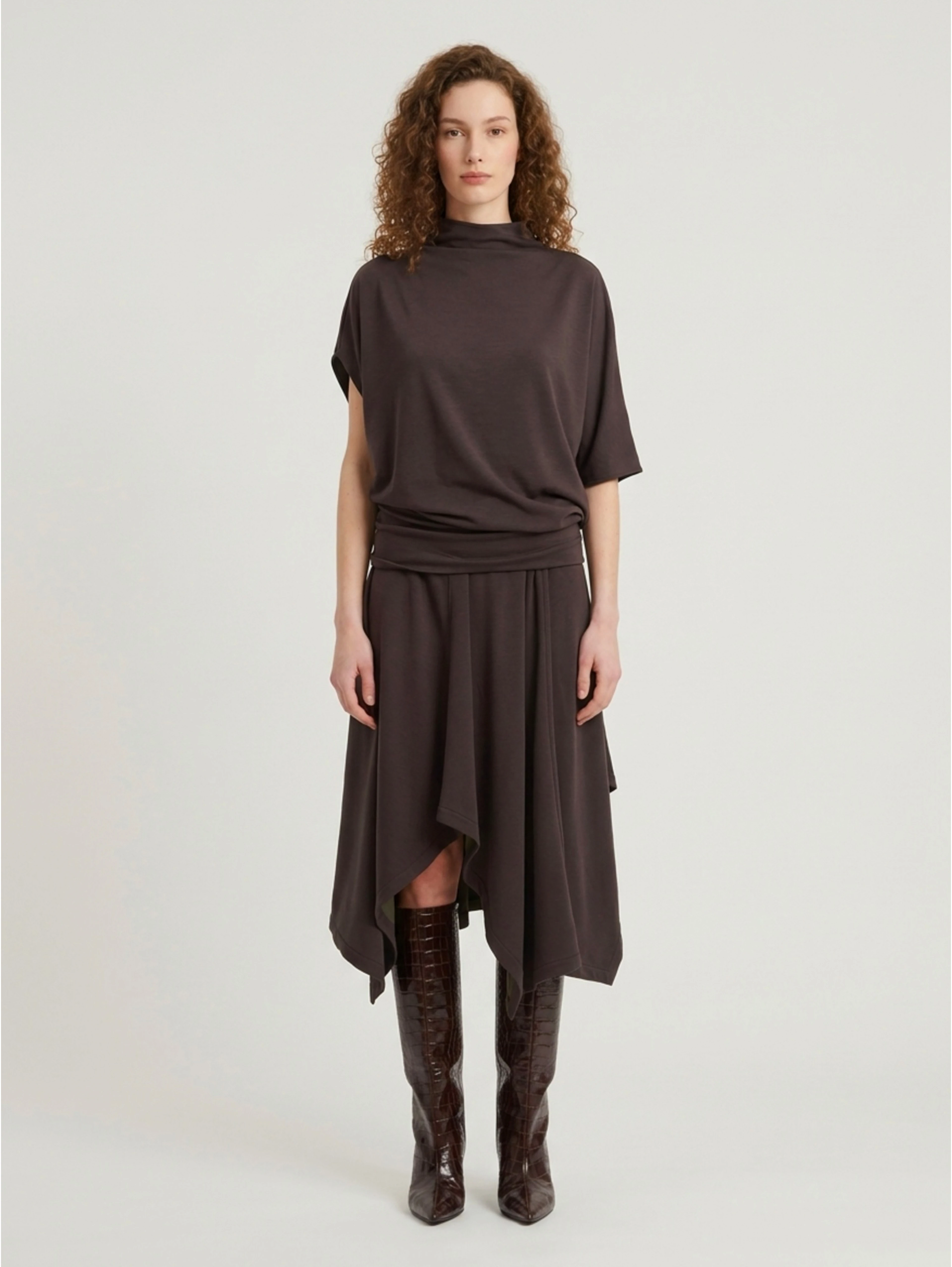 Twisted long dress