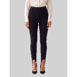 Lili black stirrup pants