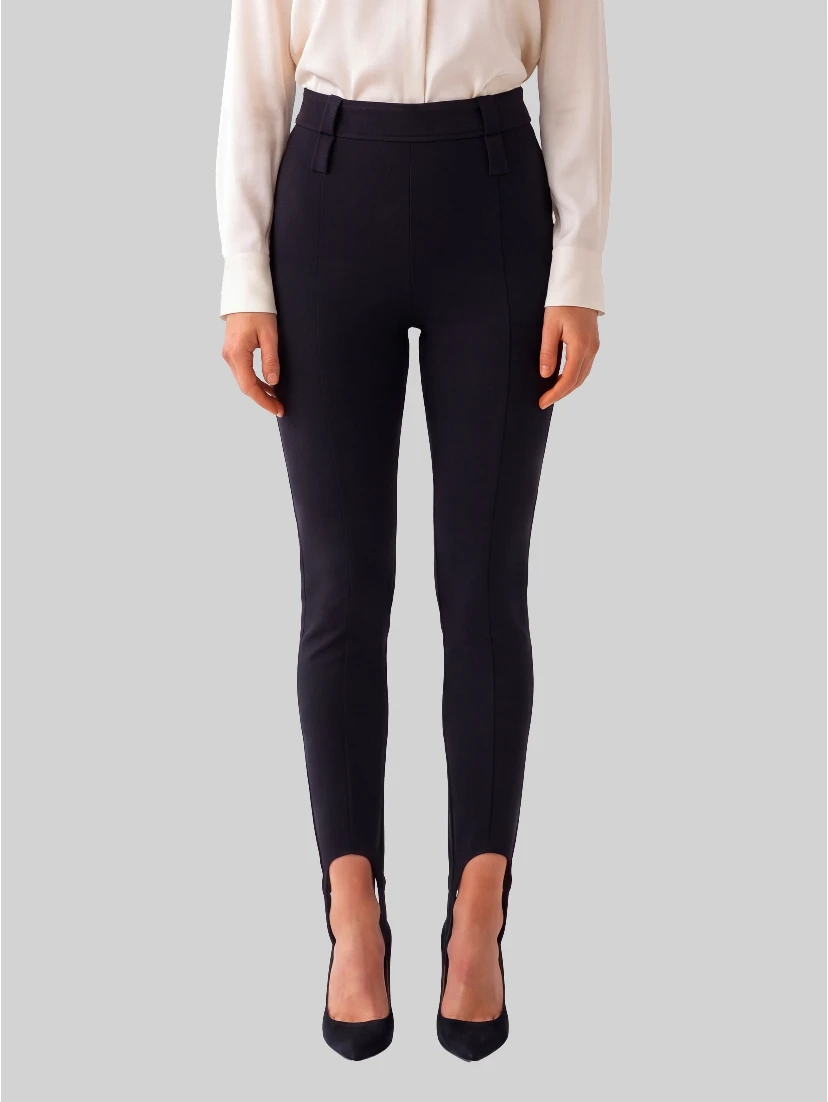Lili black stirrup pants