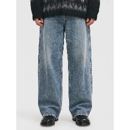 Dark blue baggy jeans