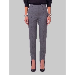 Svea grey melange stirrup pants