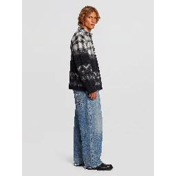 Dark blue baggy jeans