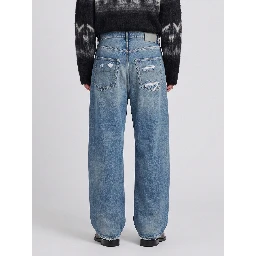 Dark blue baggy jeans