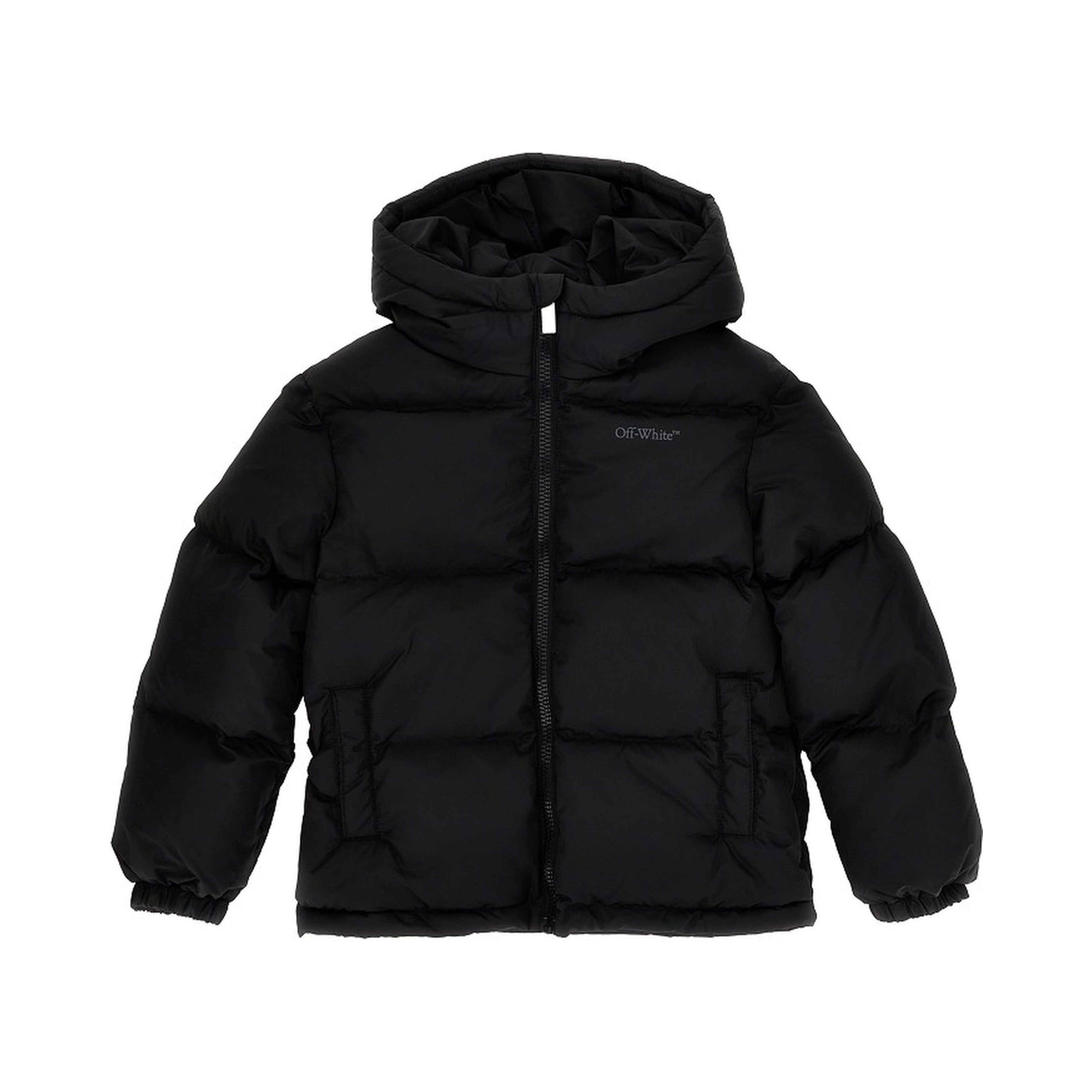 Arrow print padded jacket